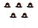 Piraten Kaarsen 2cm 5st, Hobby en Vrije tijd, Feestartikelen, Verzenden, Nieuw