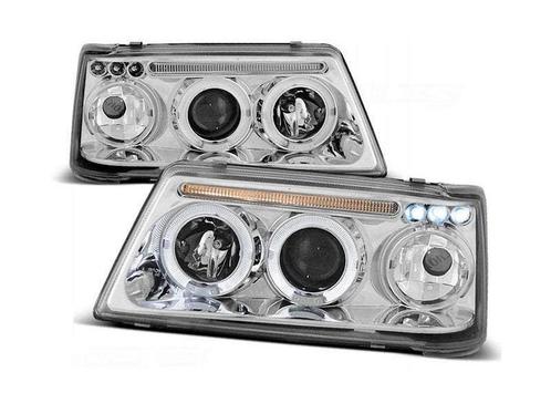 Angel Eyes koplampen Chrome geschikt voor Peugeot 205, Auto-onderdelen, Verlichting, Nieuw, Peugeot, Verzenden