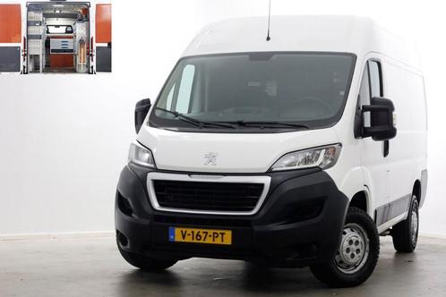 Peugeot Boxer 2.0 BlueHDI 130pk E6 L1H2 Premium Airco/Camera, Auto's, Bestelauto's, Dealer onderhouden, Lease, Handgeschakeld
