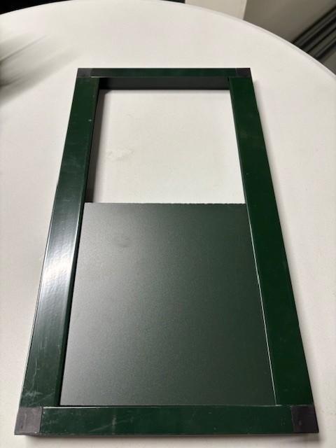 Doorvliegluik groen 44 x 24 cm, Dieren en Toebehoren, Vogels | Hokken en Kooien, Nieuw, Ophalen of Verzenden