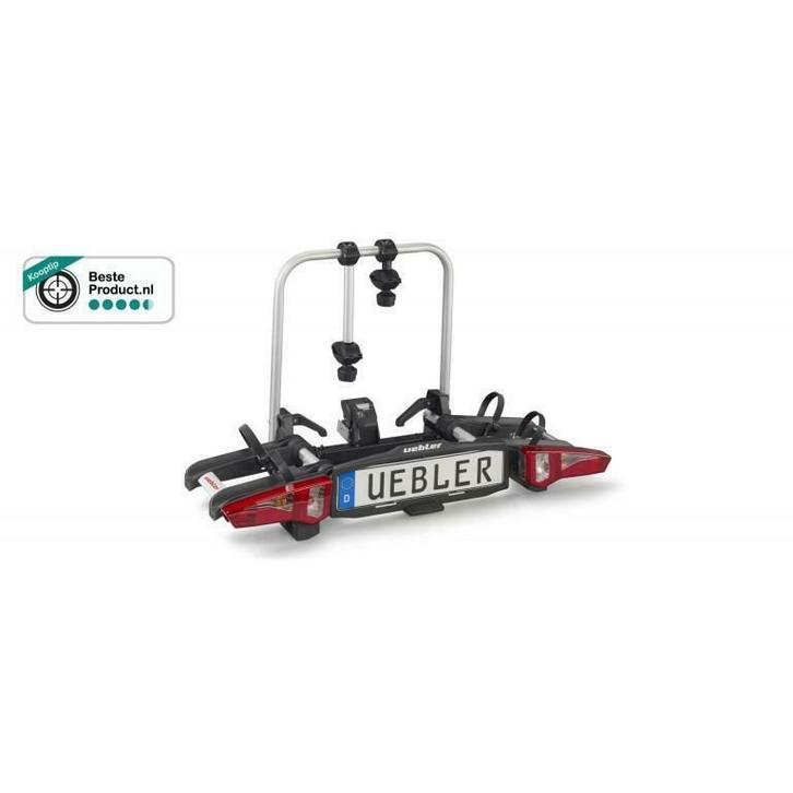 Fietsendrager Uebler i21 2025* Aktie met KamphuisTas, Auto diversen, Fietsendragers, Trekhaakdrager, Nieuw, 2 fietsen, Brede banden