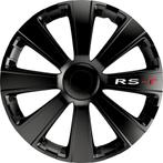 Autostyle Wieldoppen 15 inch RS-T Zwart - ABS, Verzenden, Nieuw