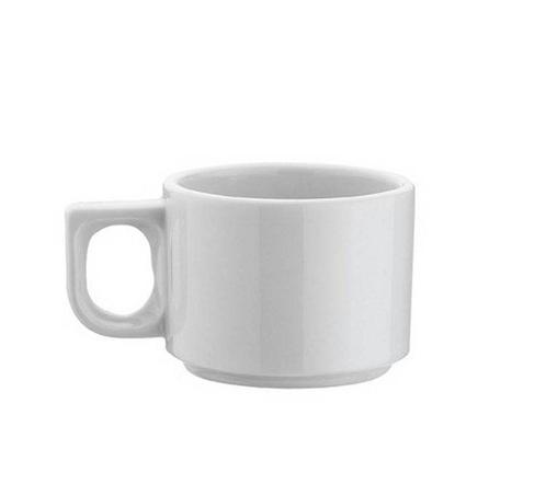 GGM Gastro | (12 stuks) PERA Wit - Turkse koffiekopje - 80 |, Huis en Inrichting, Keuken | Servies, Effen, Nieuw, Kop(pen) en/of Schotel(s)