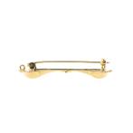 Gouden broche van een mutsenbel (mutsenbel broche, 585), Sieraden, Tassen en Uiterlijk, Ophalen of Verzenden, Gebruikt, Overige kleuren