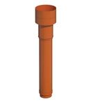 Ventub Dakdoorvoer Ventilatie 110 780mm terracotta, Ophalen of Verzenden, Nieuw