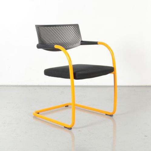 Vitra Visavis vergaderstoel, zwart, sledeframe, Huis en Inrichting, Bureaustoelen, Ophalen of Verzenden