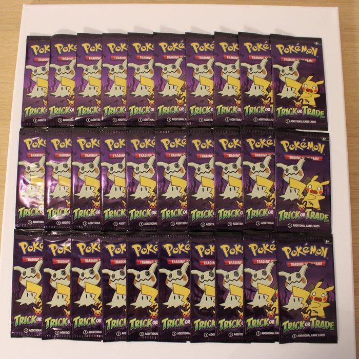 Pokémon - 30 Booster pack - Trick or Trade 2023, Hobby en Vrije tijd, Verzamelkaartspellen | Pokémon