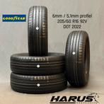 205/60/16 92V Goodyear zomerbanden 6/5,1mm profiel 4X, Auto-onderdelen, Banden en Velgen, Gebruikt, 16 inch, Band(en), Personenwagen