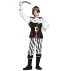 Piratenpak Zwart Wit Jongen, Kinderen en Baby's, Carnavalskleding en Verkleedspullen, Verzenden, Nieuw