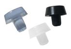 Set van 50 PVC dopjes, pluggen (binnenkant, rond, 6.3 mm, w, Ophalen of Verzenden, Nieuw