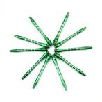 10x Medium Aluminium Dart Shaft Groen 48mm, Verzamelen, Verzenden, Nieuw