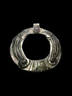 Viking periode Verguld, Zilver Halsketting, Antiek en Kunst