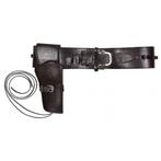 Wilde westen cowboy riem en holster bruin - Cowboy accesso.., Hobby en Vrije tijd, Feestartikelen, Ophalen of Verzenden, Nieuw