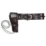 Wilde westen cowboy riem en holster bruin - Cowboy accesso.., Nieuw, Ophalen of Verzenden