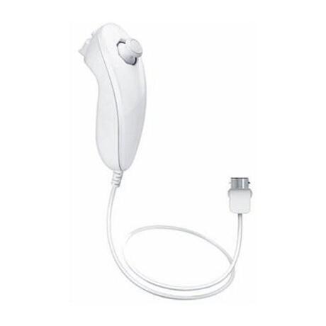 Wii Nunchuk Wit (Third Party) (Wii Accessoires), Spelcomputers en Games, Spelcomputers | Nintendo Wii, Zo goed als nieuw, Ophalen of Verzenden