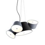 Marset Tam Tam Mini, zwart/zilvergrijs (Hanglampen), Huis en Inrichting, Lampen | Hanglampen, Verzenden, Nieuw