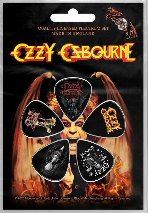 Ozzy Osbourne Black Sabbath Plectrum officiële merchandise, Verzamelen, Overige Verzamelen, Nieuw, Ophalen of Verzenden