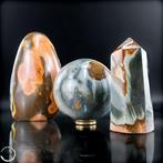 Vuur van de aarde – Elegante polychroom Jaspis-set bestaande