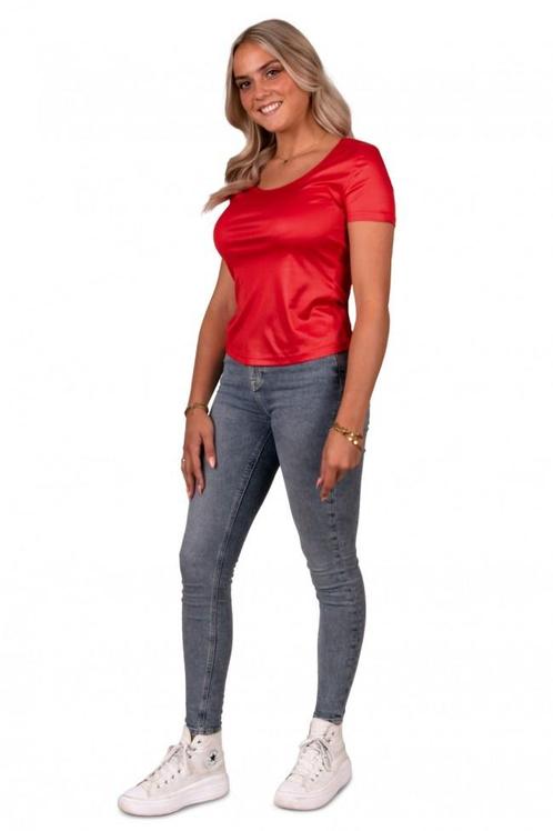 T-Shirt Dames Rood, Kleding | Dames, Carnavalskleding en Feestkleding, Nieuw, Verzenden