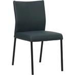 Leren eetkamerstoel Basic - Toledo Marine (blauw) - Poten, Huis en Inrichting, Stoelen, Overige kleuren, Nieuw, Leer, Ophalen of Verzenden