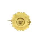 Vintage gouden broche met Zeeuwse knopen, Ophalen of Verzenden, Gebruikt, Overige kleuren, Goud