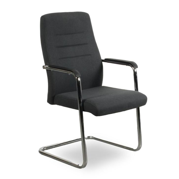 Vergaderstoel Finn - Antraciet <p>Vergaderstoel | Zwart</p>, Huis en Inrichting, Stoelen, Ophalen of Verzenden