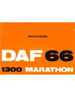 1973 DAF 66 1300 MARATHON INSTRUCTIEBOEKJE NEDERLANDS