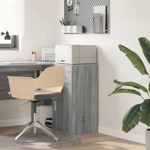 vidaXL Dressoir met lade Grijs sonoma 38 x 34,5 x 75 cm, Huis en Inrichting, Kasten | Dressoirs, Nieuw, Minder dan 50 cm, Overige houtsoorten