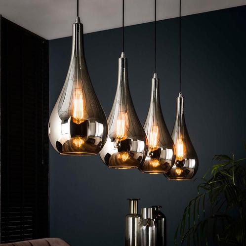 *WOONWINKEL* Druppelvormige Hanglamp Glas, Huis en Inrichting, Lampen | Hanglampen, Nieuw, Verzenden