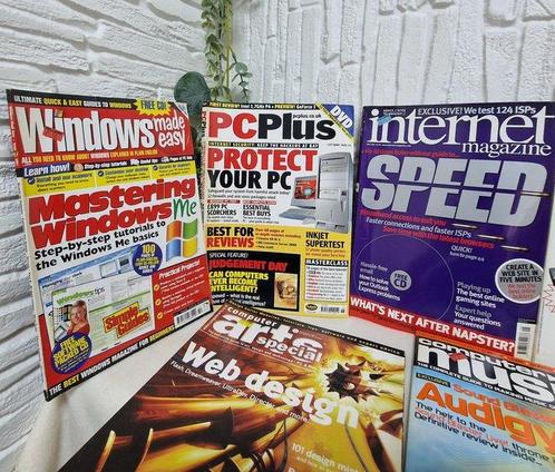 Lot of 8 Vintage UK Computer Magazines - Create Online,, Spelcomputers en Games, Spelcomputers | Overige Accessoires