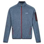 -64% Regatta  Regatta Heren newhill marl full zip fleecejack, Verzenden, Nieuw, Blauw