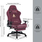 Ergonomische Bureaustoel -  Office Chair - Gamestoel - Volwa, Verzenden, Zo goed als nieuw