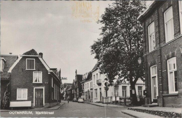 OOTMARSUM - Marktstraat, Verzamelen, Ansichtkaarten | Nederland, Verzenden