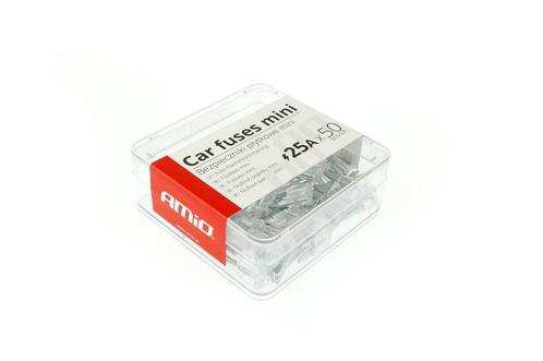 MINI Steekzekering 25A - Doos 50 stuks, Auto diversen, Auto-accessoires, Nieuw, Ophalen of Verzenden
