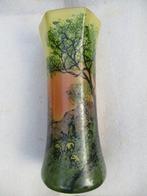 LEGRAS & Cie. Vase Art Nouveau - Vaas - Geëmailleerd glas.