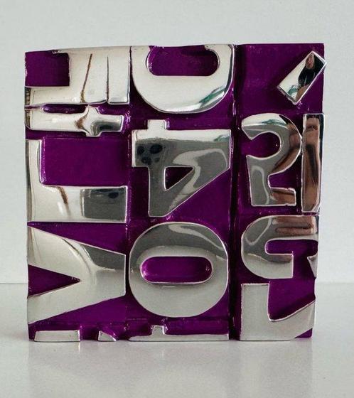 Karl Lagasse (1981) - GOD BLESS Purple - No reserve, Antiek en Kunst, Kunst | Schilderijen | Modern