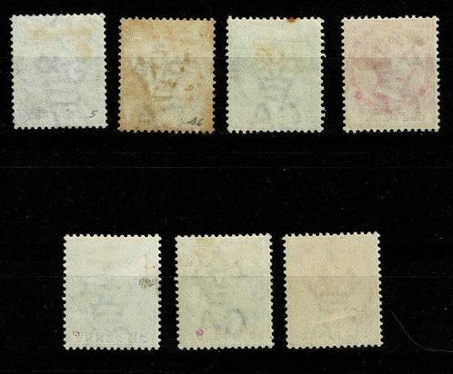 Dominica 1877/1890 - Selectie van 7 waarden met Wmk CC en, Postzegels en Munten, Postzegels | Europa | UK