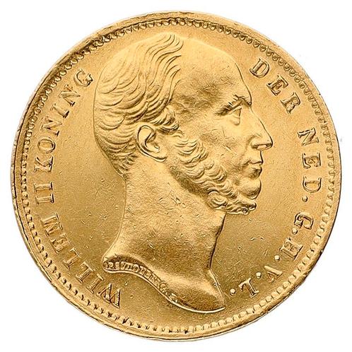 Gouden 10 Gulden Willem II 1842 FDC, Postzegels en Munten, Munten | Nederland, Verzenden