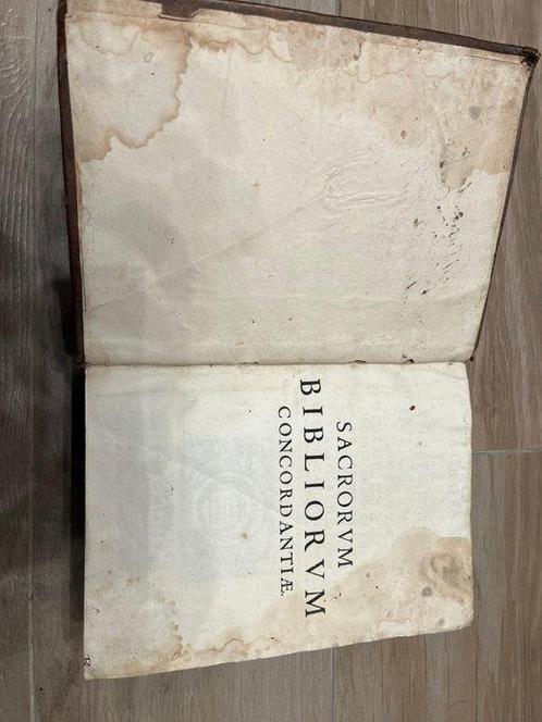 Luc de Bruges - Sacrorum Bibliorum Concordantiae - 1649, Antiek en Kunst, Antiek | Boeken en Bijbels