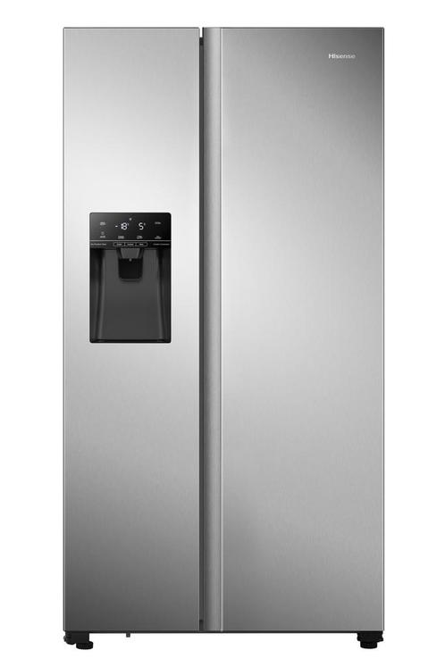 €899 Hisense RS694N4TZE Amerikaanse koelkast Vrijstaand 56, Witgoed en Apparatuur, Koelkasten en IJskasten, Met aparte vriezer
