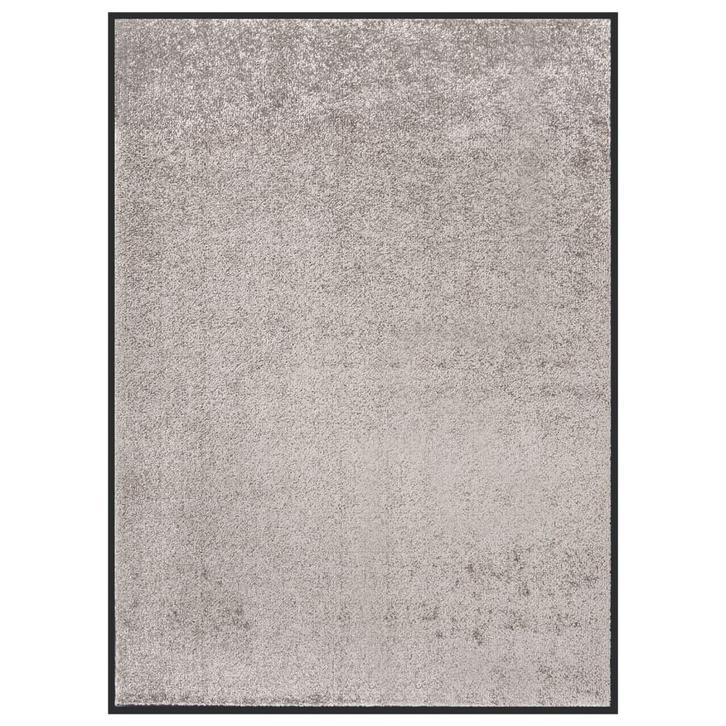 vidaXL Deurmat 60x80 cm grijs, Tuin en Terras, Deurmatten, Nieuw, Verzenden