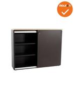 Akoestische schuifdeurkast - STOR Zwart - 160x122x48 cm, Werkplek, Ophalen of Verzenden, Nieuw zonder verpakking, Kast