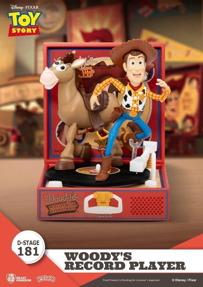 Toy Story Record Player Series PVC Diorama Woodys Record Pl, Verzamelen, Disney, Nieuw, Ophalen of Verzenden