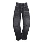 MAC • grijze Baggy glitter jeans • 38, Kleding | Dames, Broeken en Pantalons, Maat 38/40 (M), Verzenden, MAC, Nieuw