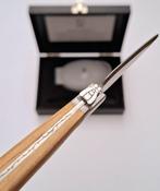 Laguiole - Oyster Knife & Oyster holder - Oak Wood handle -, Antiek en Kunst