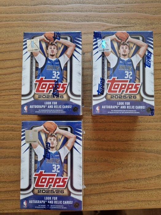 Topps - 3 Box - Topps 2025/26 Basketball NBA. Embalaje, Verzamelen, Stickers