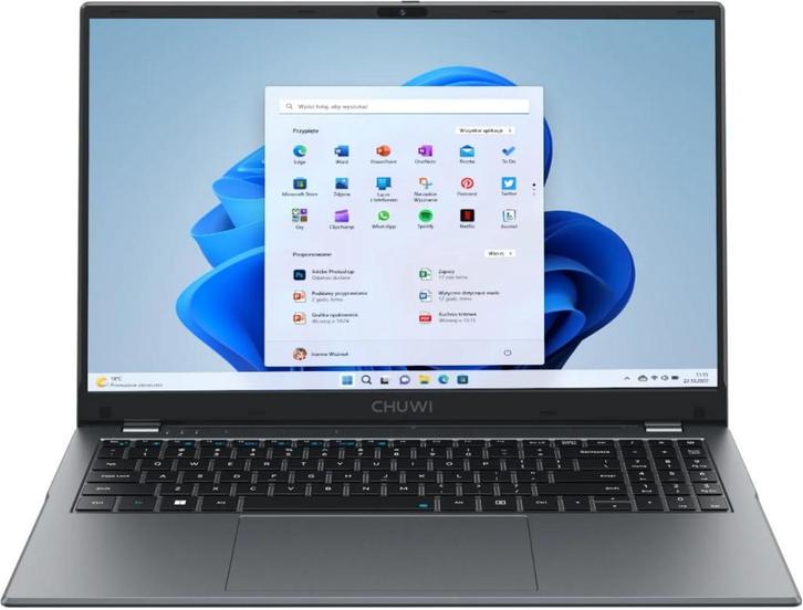 Chuwi 15,6 N150/16GB/512GB/W11 Grijs (Laptop, Laptops), Computers en Software, Windows Laptops, Nieuw, Ophalen of Verzenden