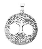 Zilveren Levensboom opengewerkt XL kettinghanger, Sieraden, Tassen en Uiterlijk, Kettinghangers, Verzenden, Nieuw