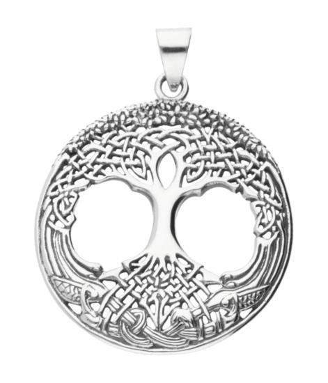 Zilveren Levensboom opengewerkt XL kettinghanger, Sieraden, Tassen en Uiterlijk, Kettinghangers, Verzenden