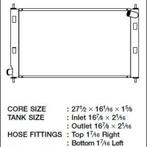 CSF 08-15 Mitsubishi Lancer Evo X Radiator - 7019, Ophalen of Verzenden, Nieuw